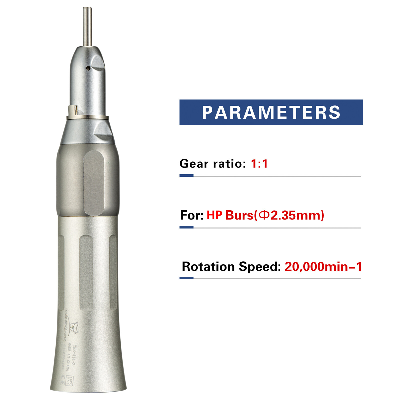 High/Low Speed Handpiece Kit E-generator LED Turbine 2/4Hole YB Dental