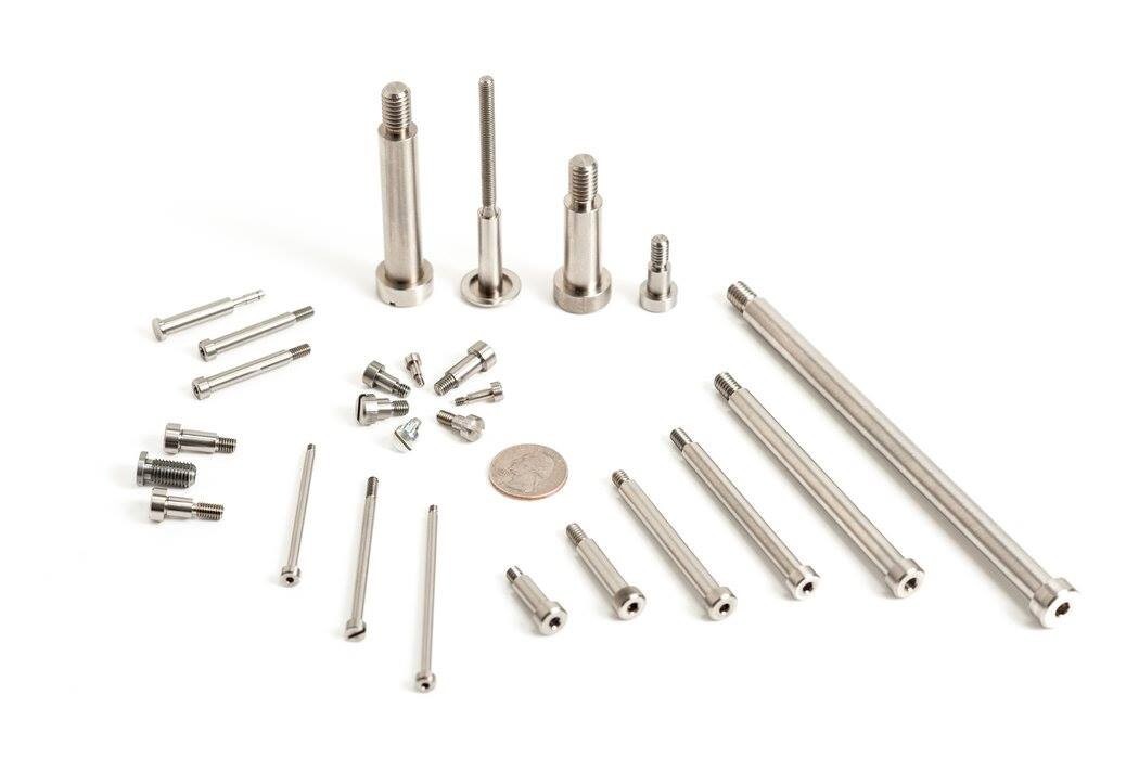 Precision Steel Plated Shoulder Screw QTY (20) 3/8 Head – 10-32 Made in USA