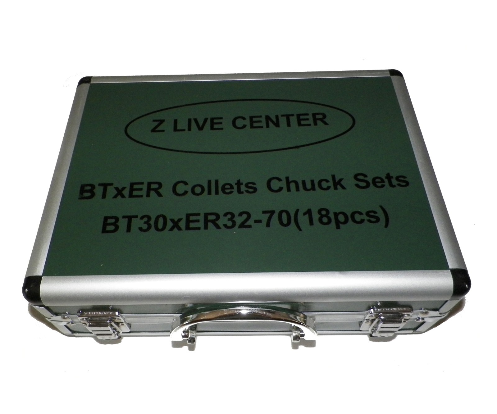 ZLIVECENTER BT30 ER32 MILLING COLLET CHUCK SET 18 PCs PROJ. 2.76″ BAL.25,000RPM