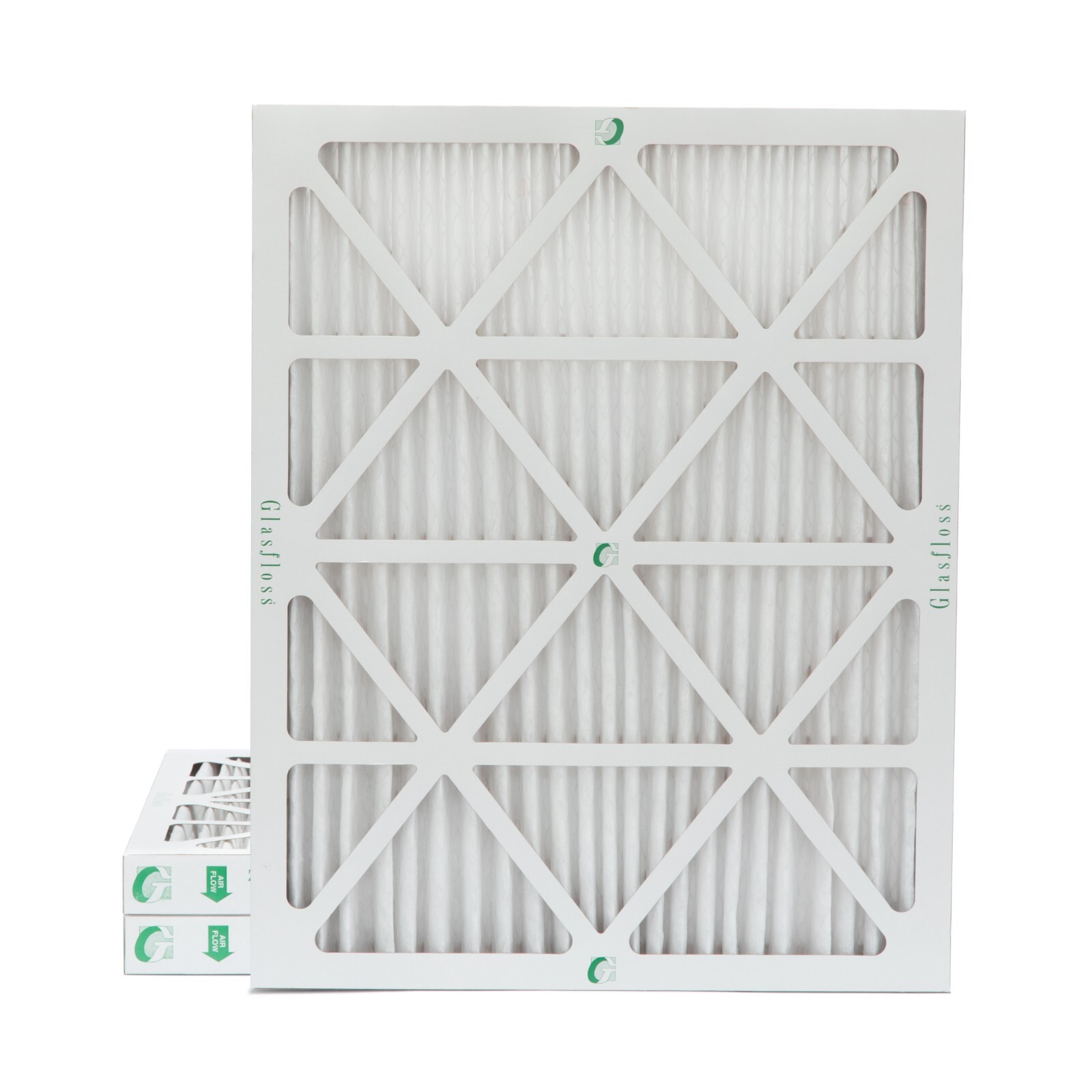14x20x2 MERV 13 Pleated Air Filters by Glasfloss. 3 PACK