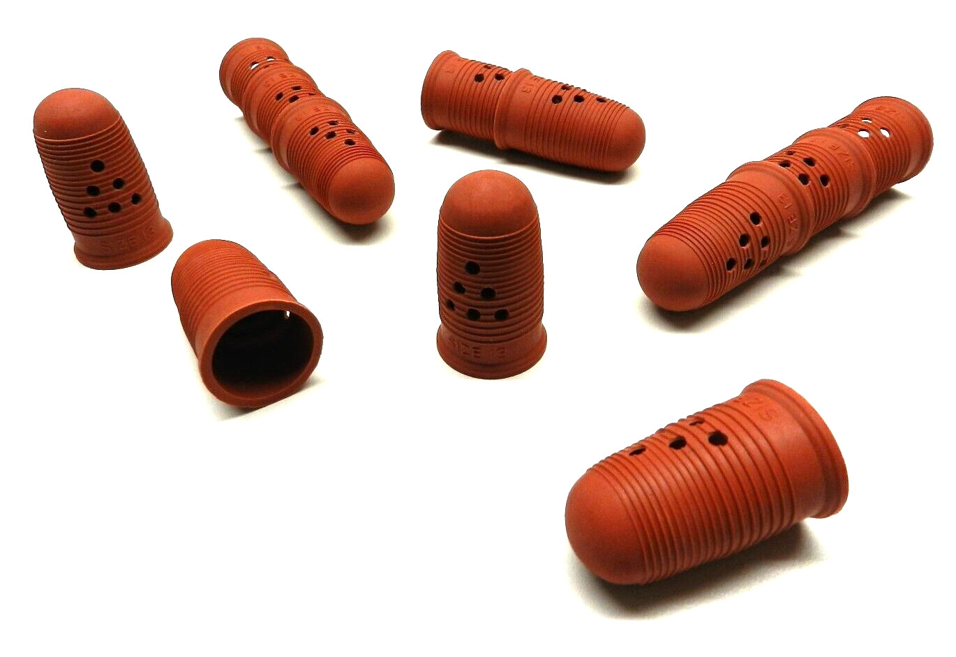 Finger Cots Natural Rubber Finger Cot Size #13 Finger Tip Pad 1Dz Made in USA