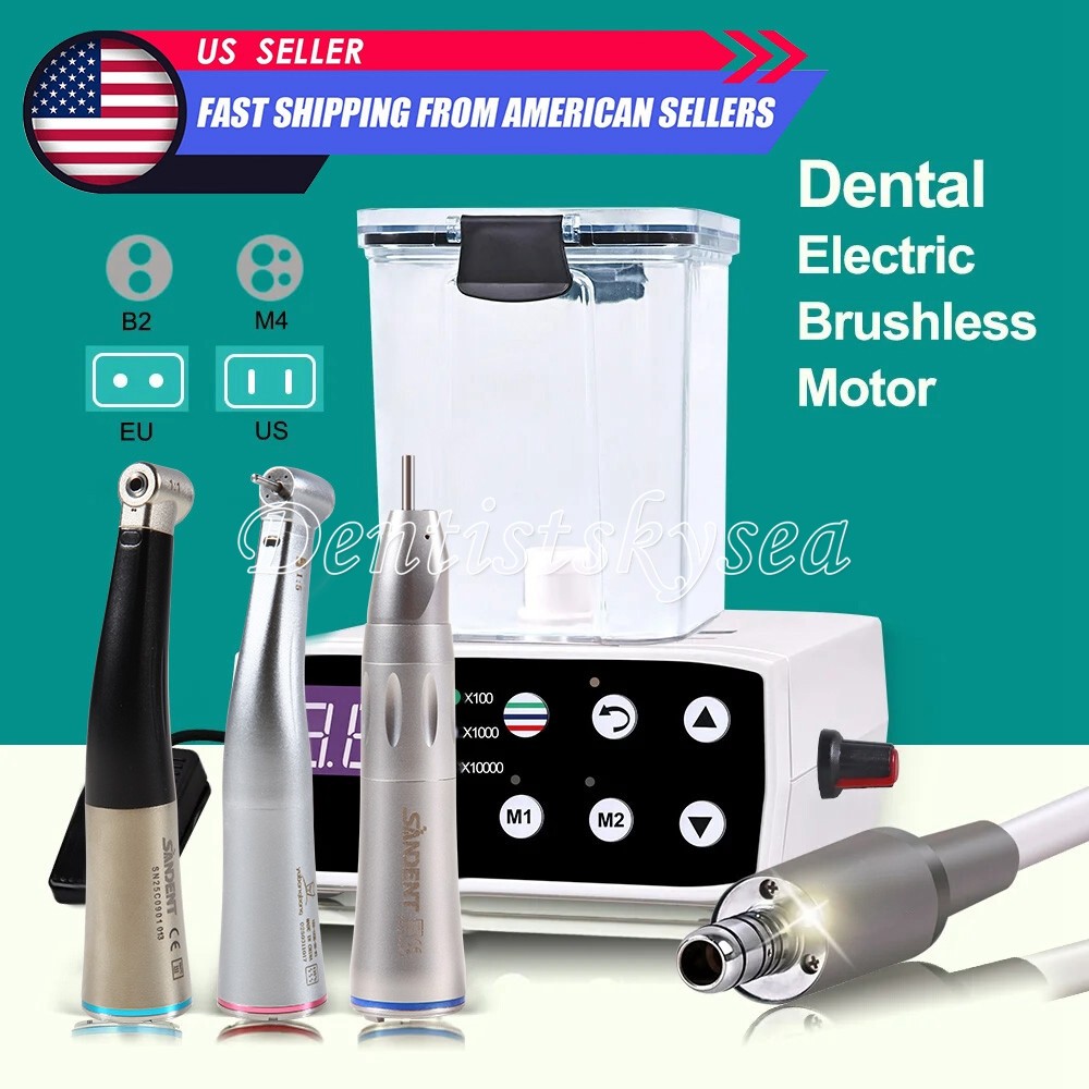 Dental Brushless LED Electric Micro Motor /1:5 1:1 Handpiece for Practice