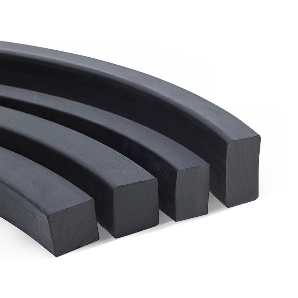 Black Nitrile Rubber NBR Solid Square Cord Gasket Oil Seal Sealing Strip