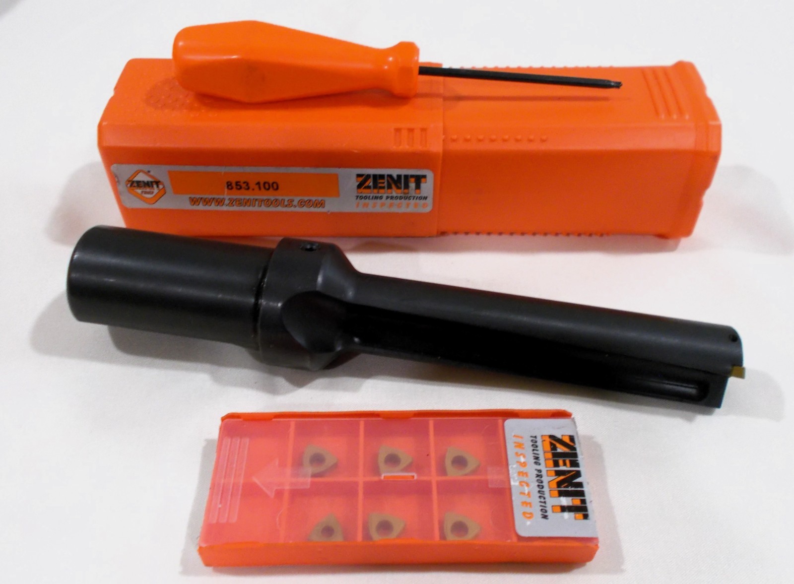 EXC ZENIT INDEXABLE INSERT THRU COOLANT DRILL 1″ DIA X 4.00″ DEPTH, 4XD 853.100