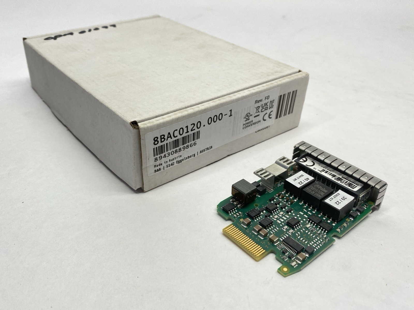 B&R 8BAC0120.000-1 Rev F0 ACOPOSmulti Plug-In Module EnDat 2.1 Interface