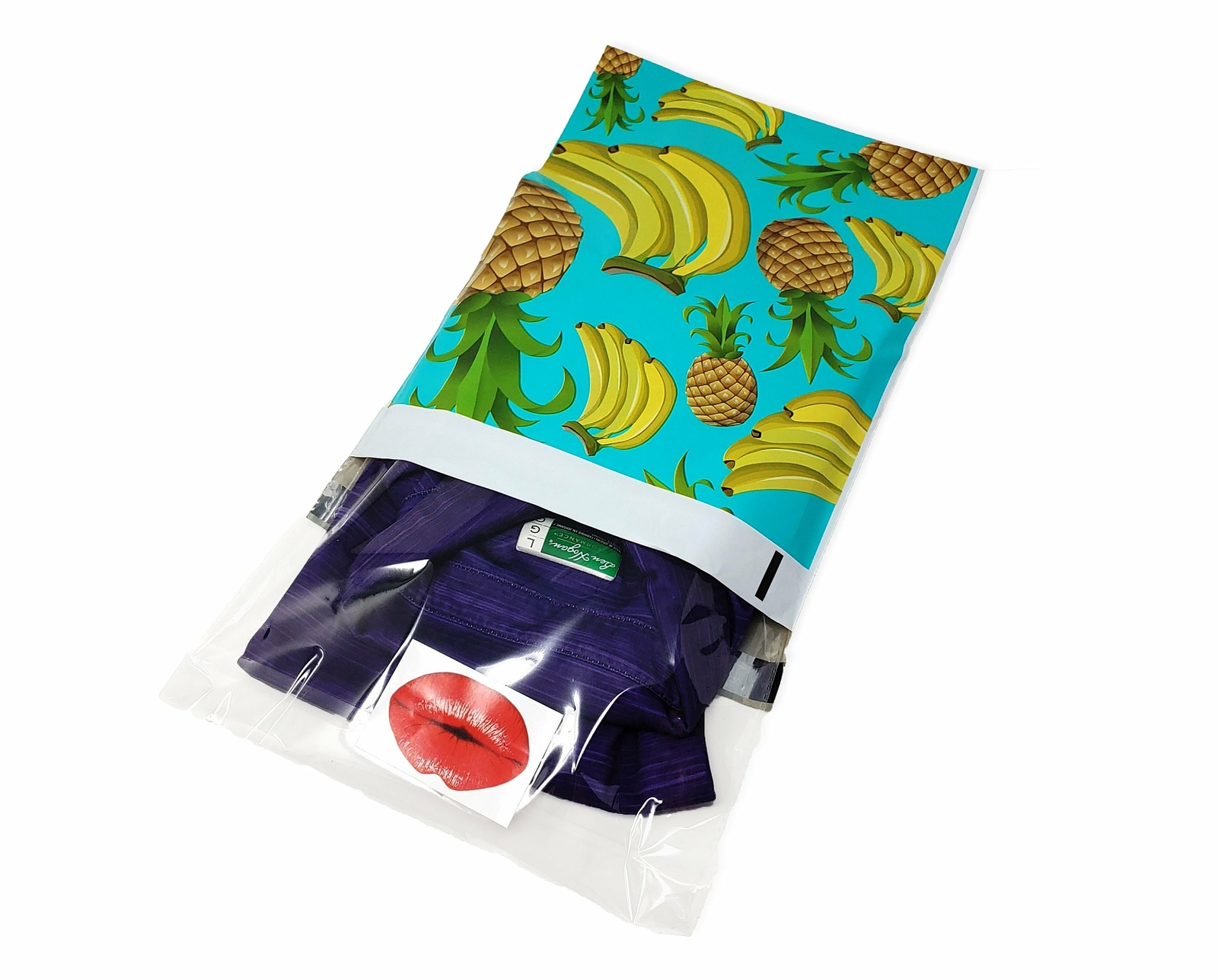 100 Pack, 50 Each 10×13″ Flat Poly Mailers & Clear Self Sealing Bags for Shirts