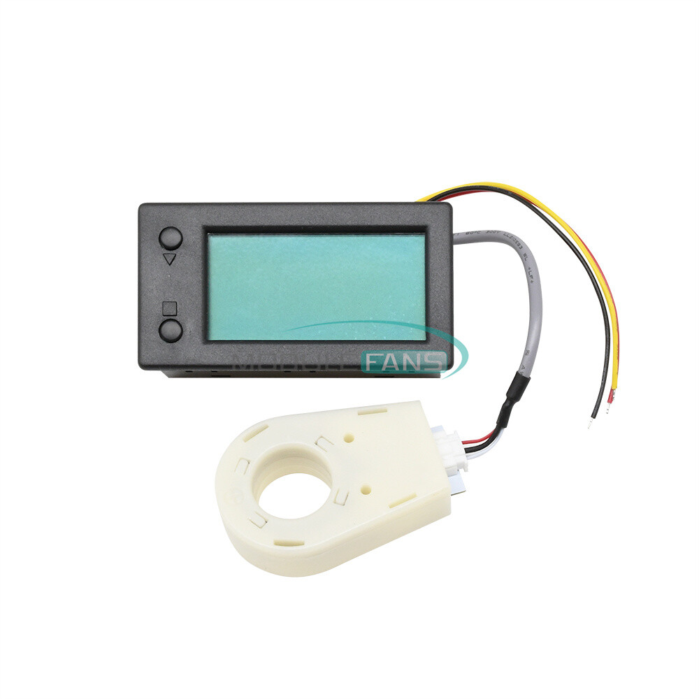 DC 0-300V 50/100/200/400A Voltage Current Power Meter STN LCD Hall Coulombmeter