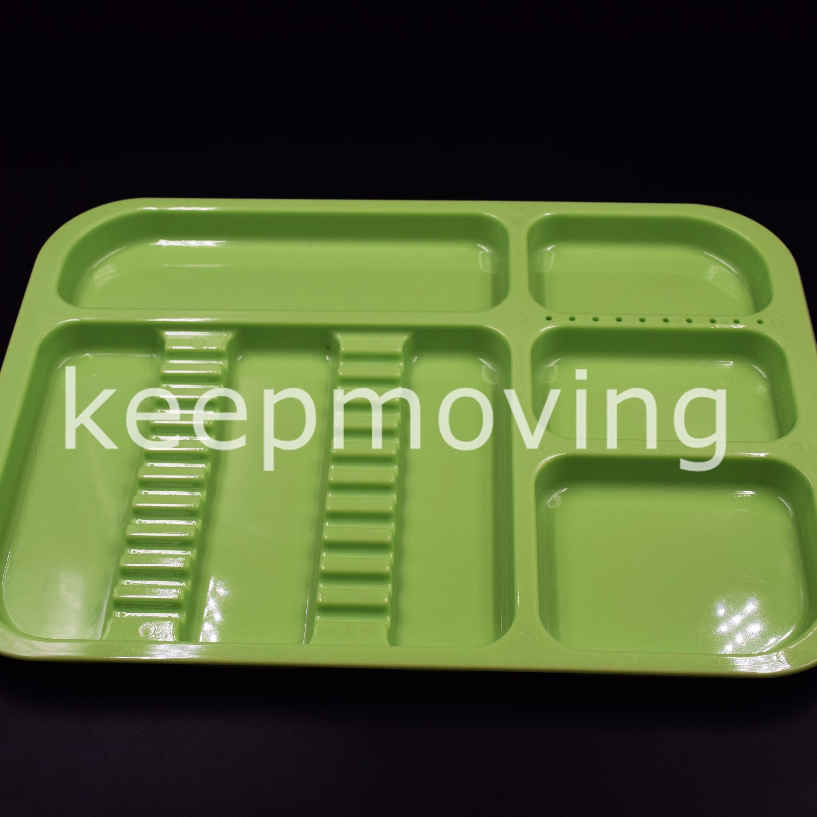 Dental Separate Divided Tray Plastic Autoclavable 135°C +10 Drilled Hole 5 Color