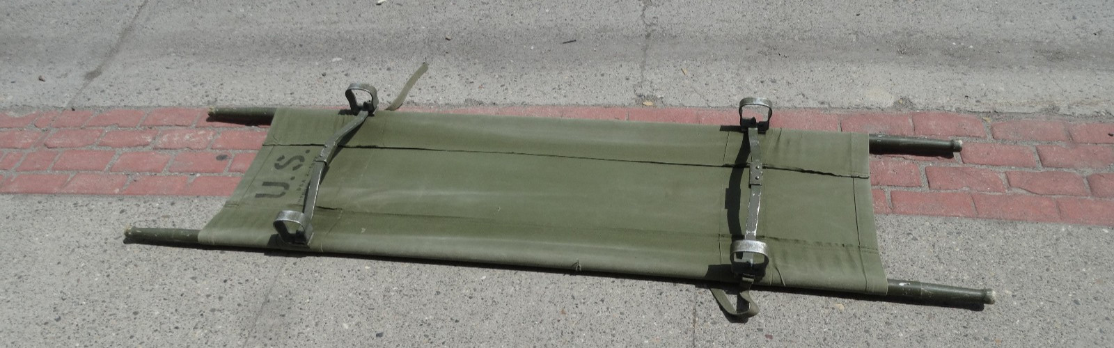 US Army Vietnam War Era Canvas Stretcher