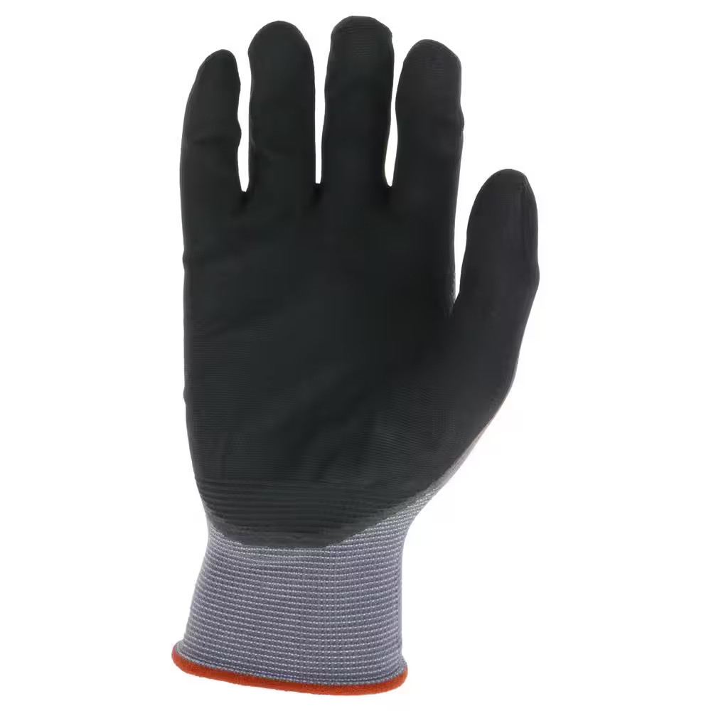 Maxiflex Ultimate Men’S Medium Gray Nitrile-Coated Outdoor and Work Gloves with