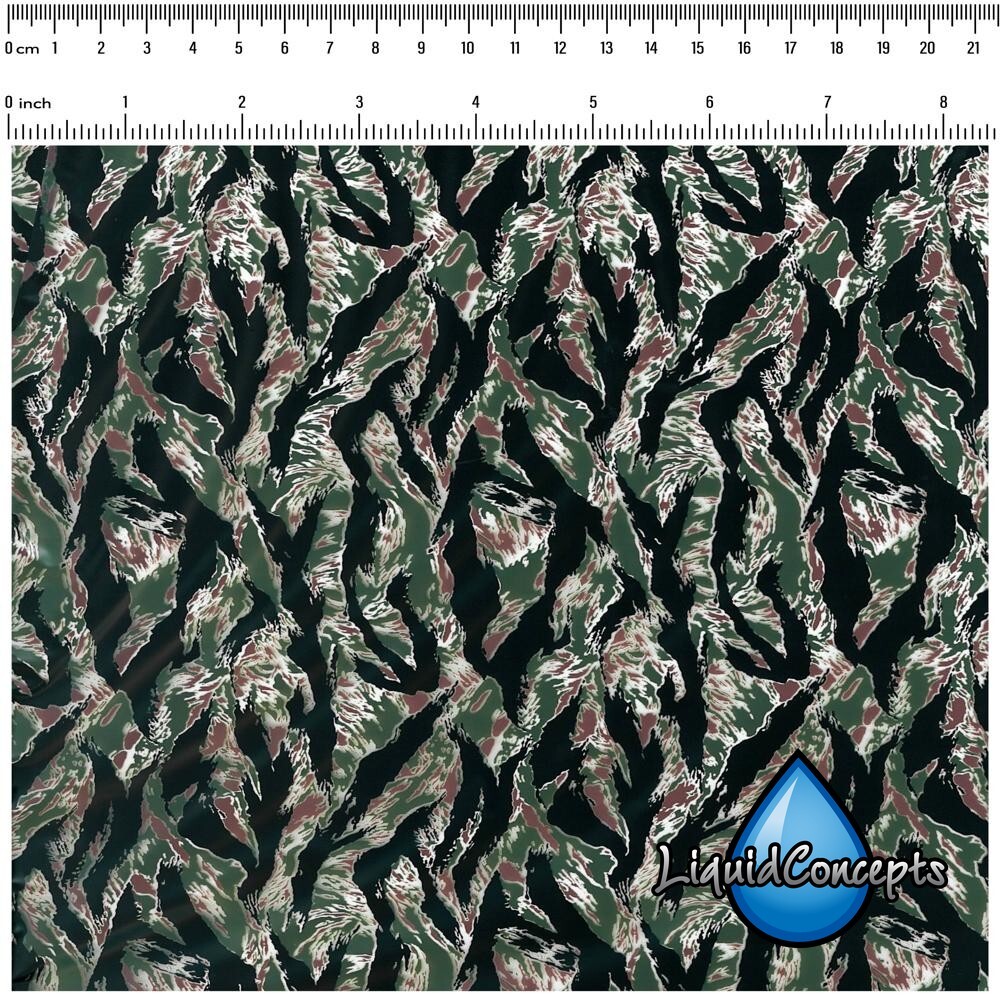 Hydrographic Film | Hydro Dip Film | Vietnam Tiger 19″ x 7 Feet
