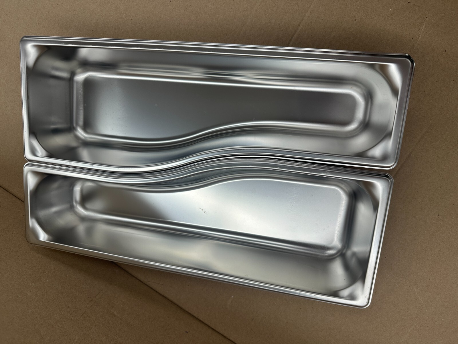2 Vollrath Wild Pan 4″ Depth Stainless Steel Full Pan Size Restaurant NSF