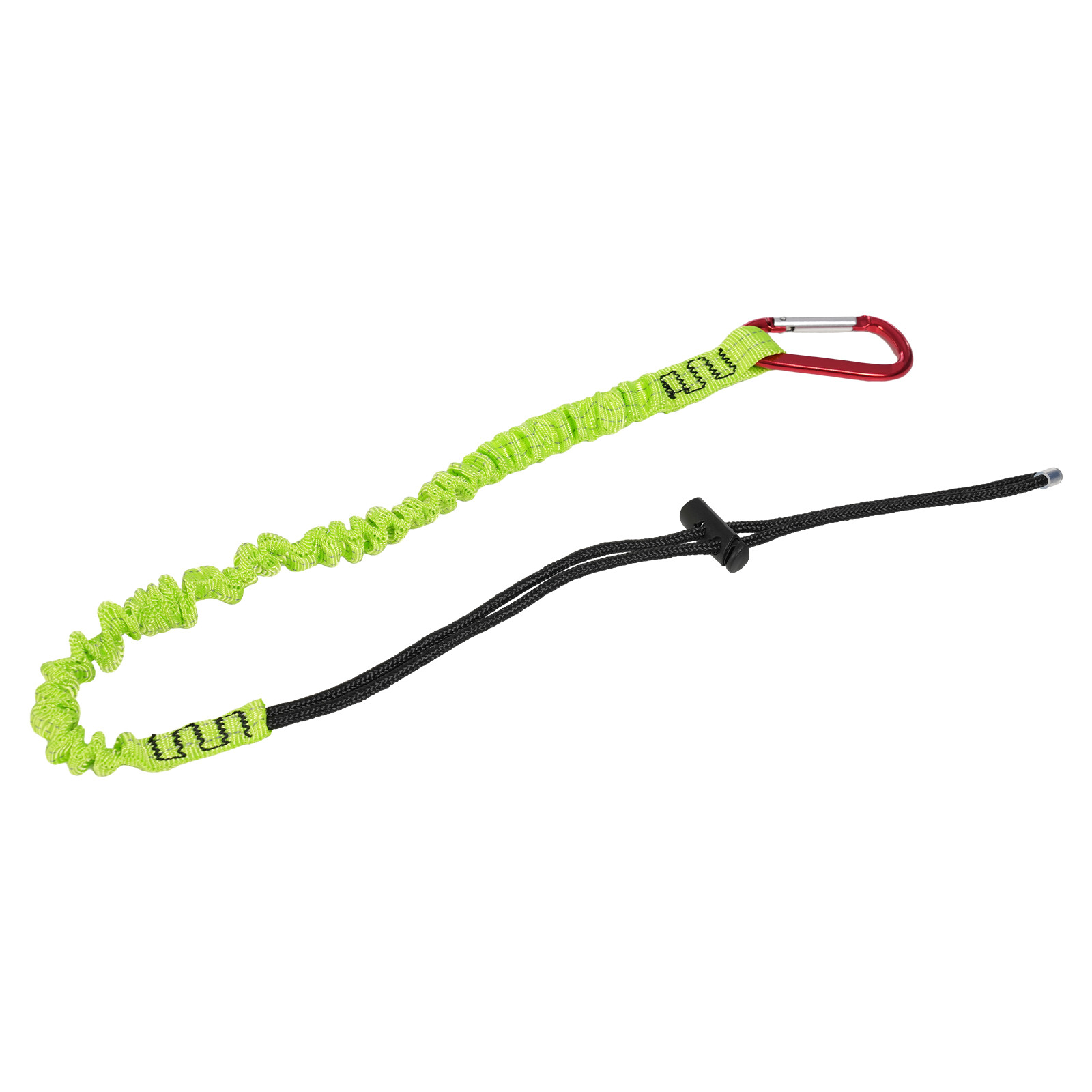 Climbing Lanyard Steel Wire Core Flipline Kit Outdoor Safety Rope 5/8in*12ft
