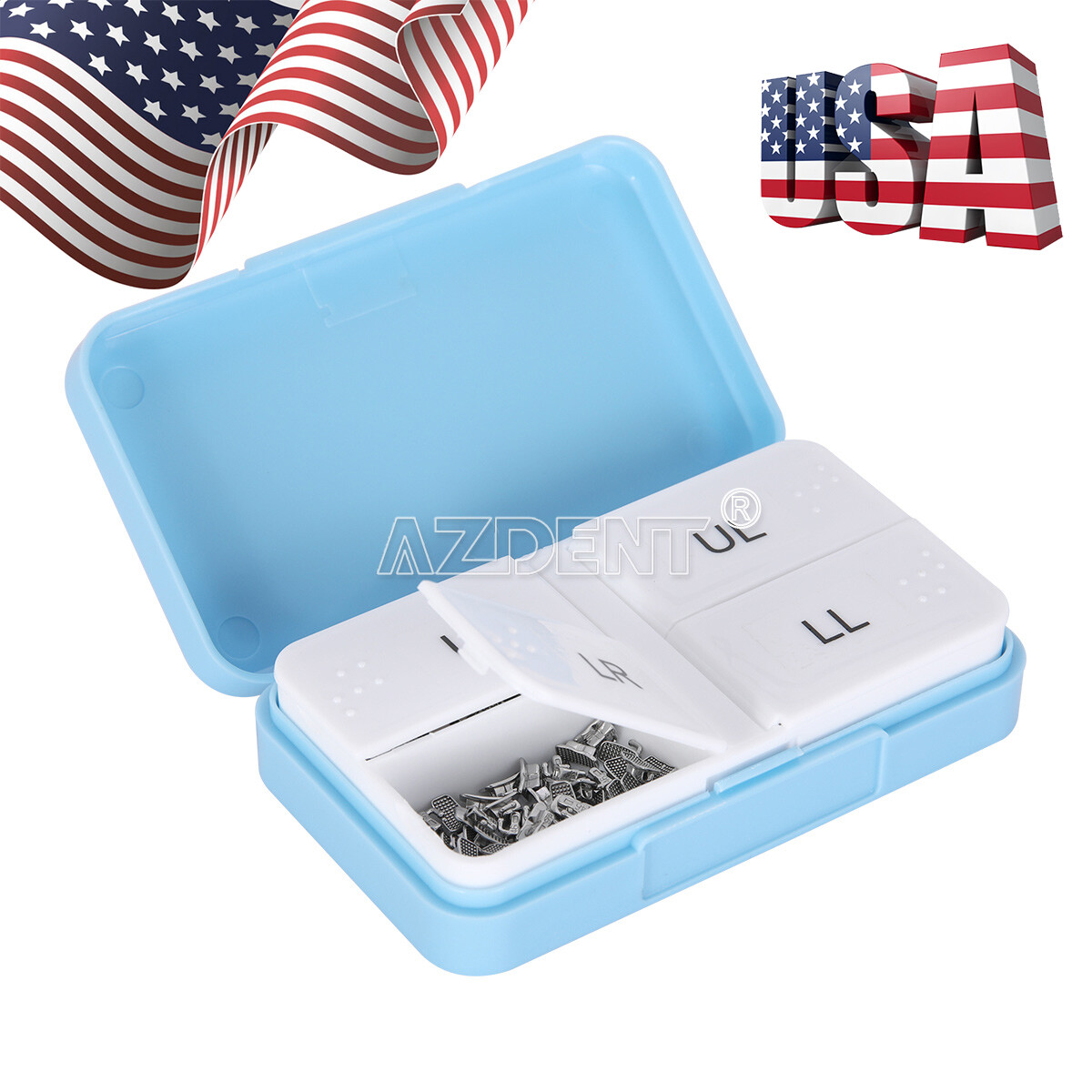 Dental Ortho Buccal Tube 1st /2nd Molar Bondable Non-Conv MBT/ Roth 022 /018