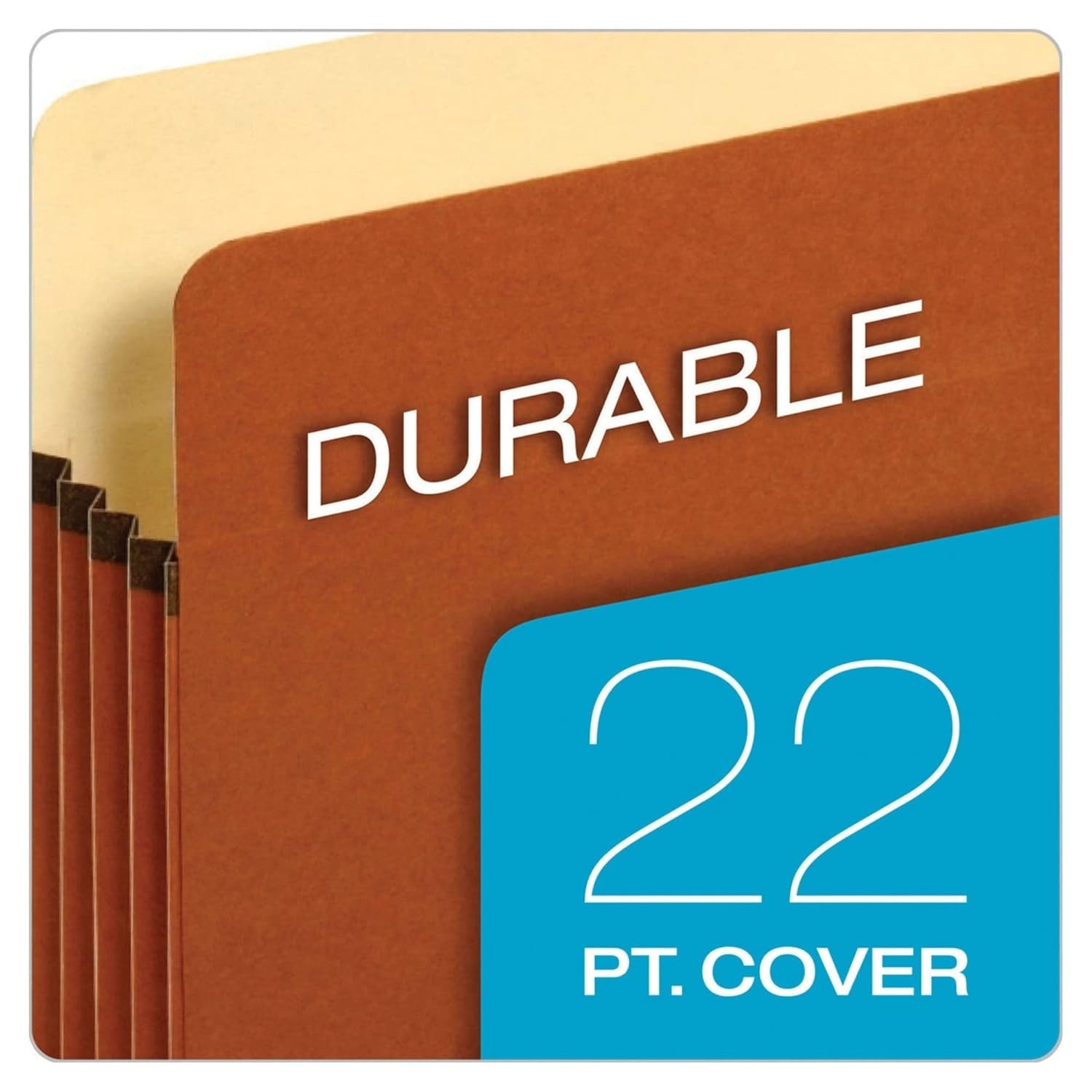 Expanding File Pockets 5.25in Capacity Redrope Reinforced Tyvek for Office Use