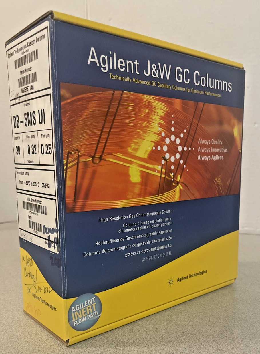 AGILENT J&W 100-2000 GC Column DB-5MS UI 30m, 0.32mm, 0.25µm