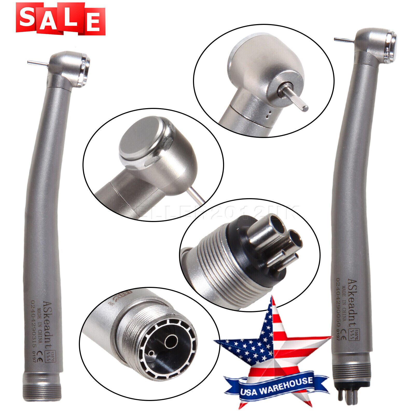 Dental Pana-Max Style High-Speed Handpiece Air Turbine 2/4 Holes Single Spray