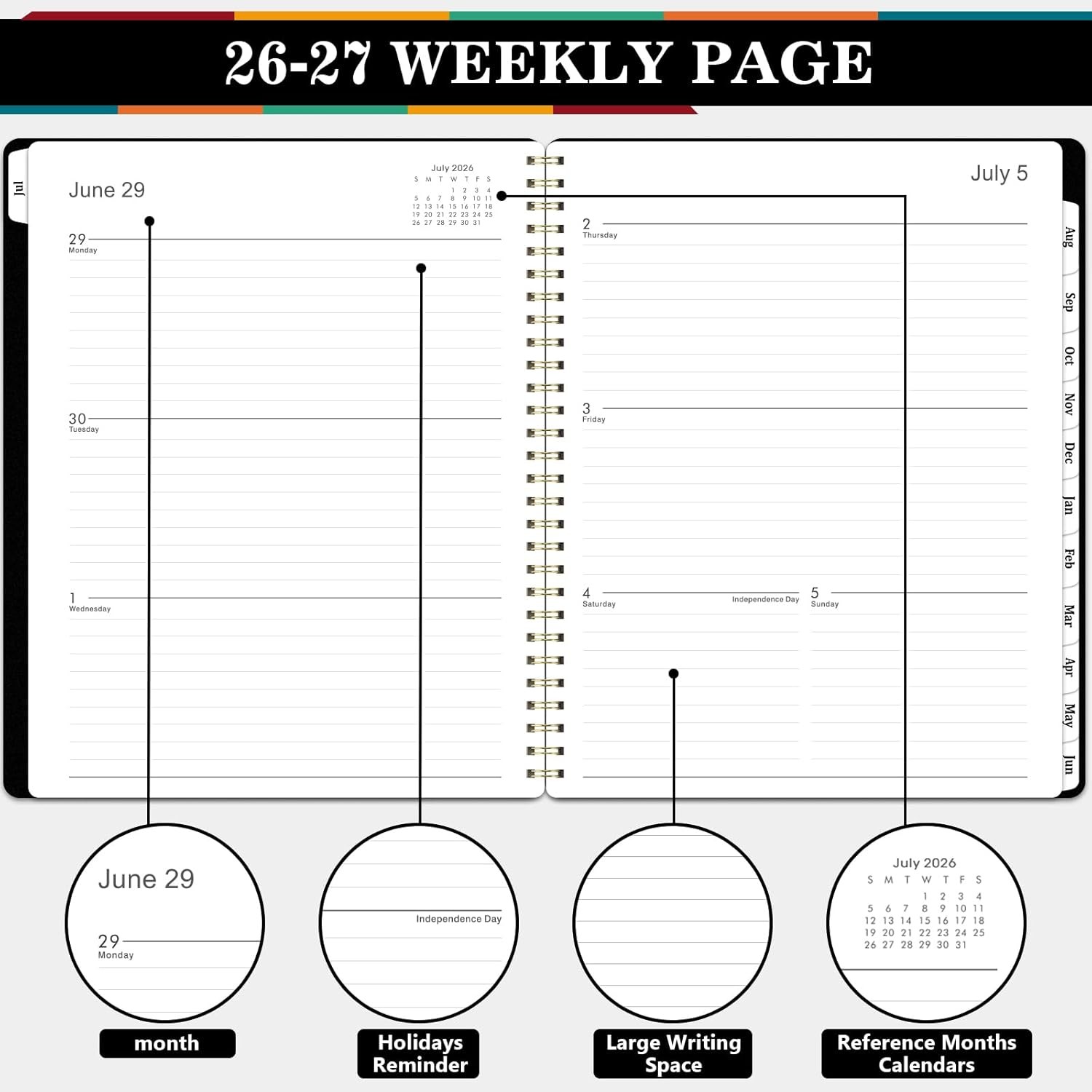 2027 Weekly and Monthly Planner, 2027 Organiser, Diary, Calendar, Daily,