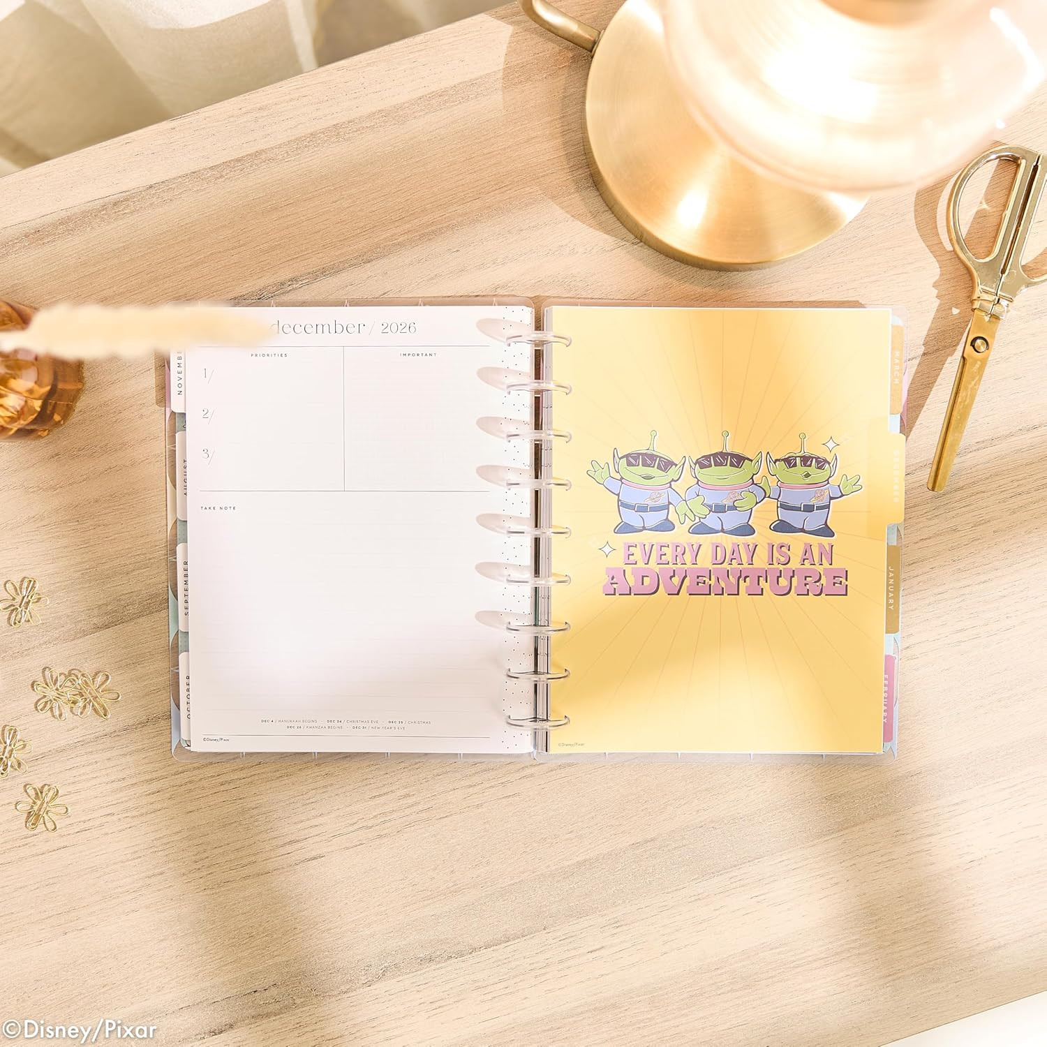Happy Planner Disney Toy Story 12-Month Disc-Bound Planner, July 2026–June 2027,