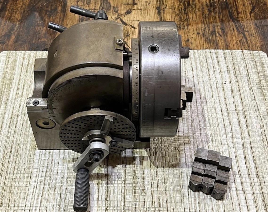 Yiyen Universal Dividing Head w/6” Chuck Nice Shape—Taiwan (loc:wa)
