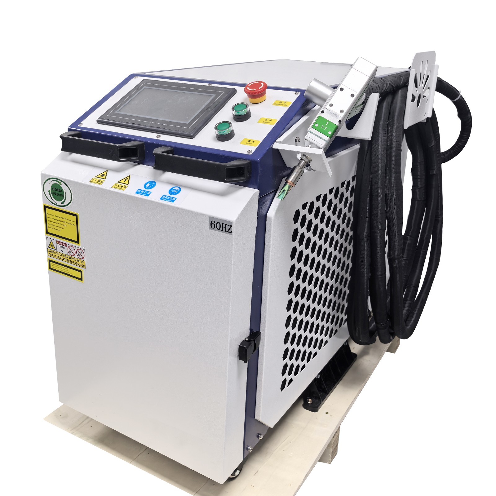 ?Raycus 3000W Handheld Fiber Laser Welder Cutting Cleaning Machine 4 IN1 Double
