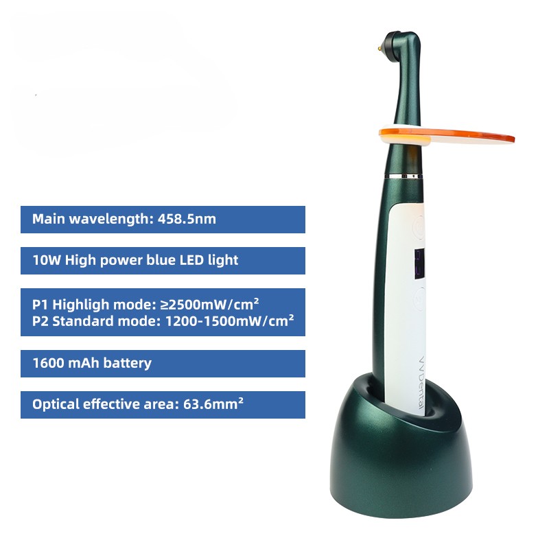 Woodpecker LED Dental Curing Light Lamp 1 Sec Resin Cure 2500mw Teeth Whitening