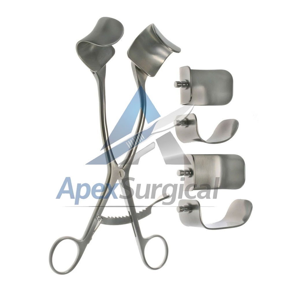 Kolbel Retractor Complete Set With 6 Blades,German Surgical Orthopedic Retractor