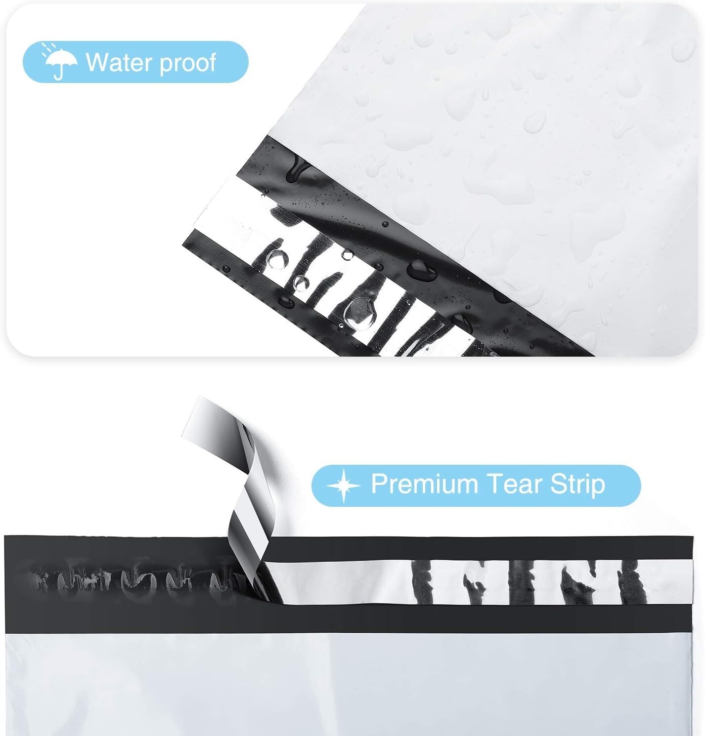 Poly Mailers Shipping Bag for Business Poly Bags 6×9 10×13 14.5×19 Choose Size