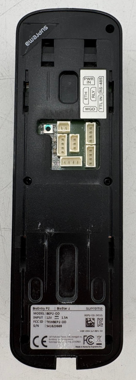Suprema BioEntry P2 (BEP2-OD) Compact IP Fingerprint Access Control NFC-Tracking
