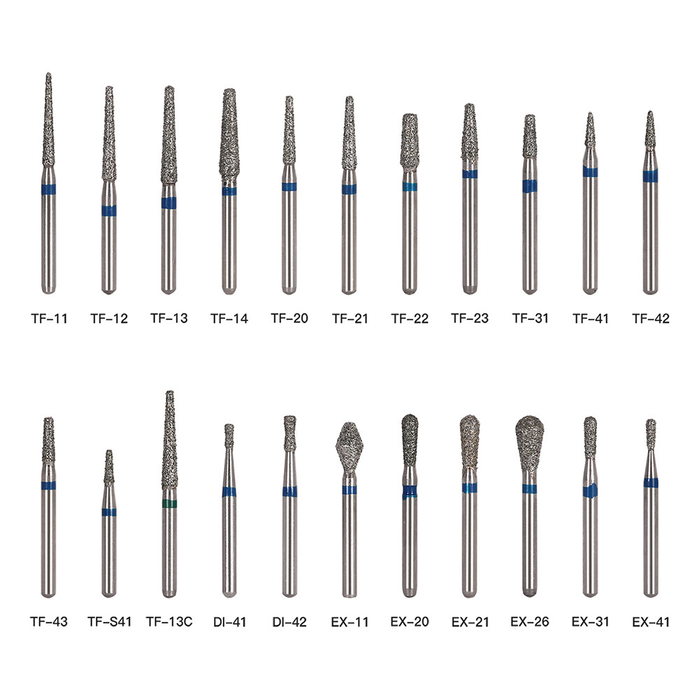 Dental Tungsten Steel Carbide Cutting Burs for High Speed Handpiece FG1-FG1958