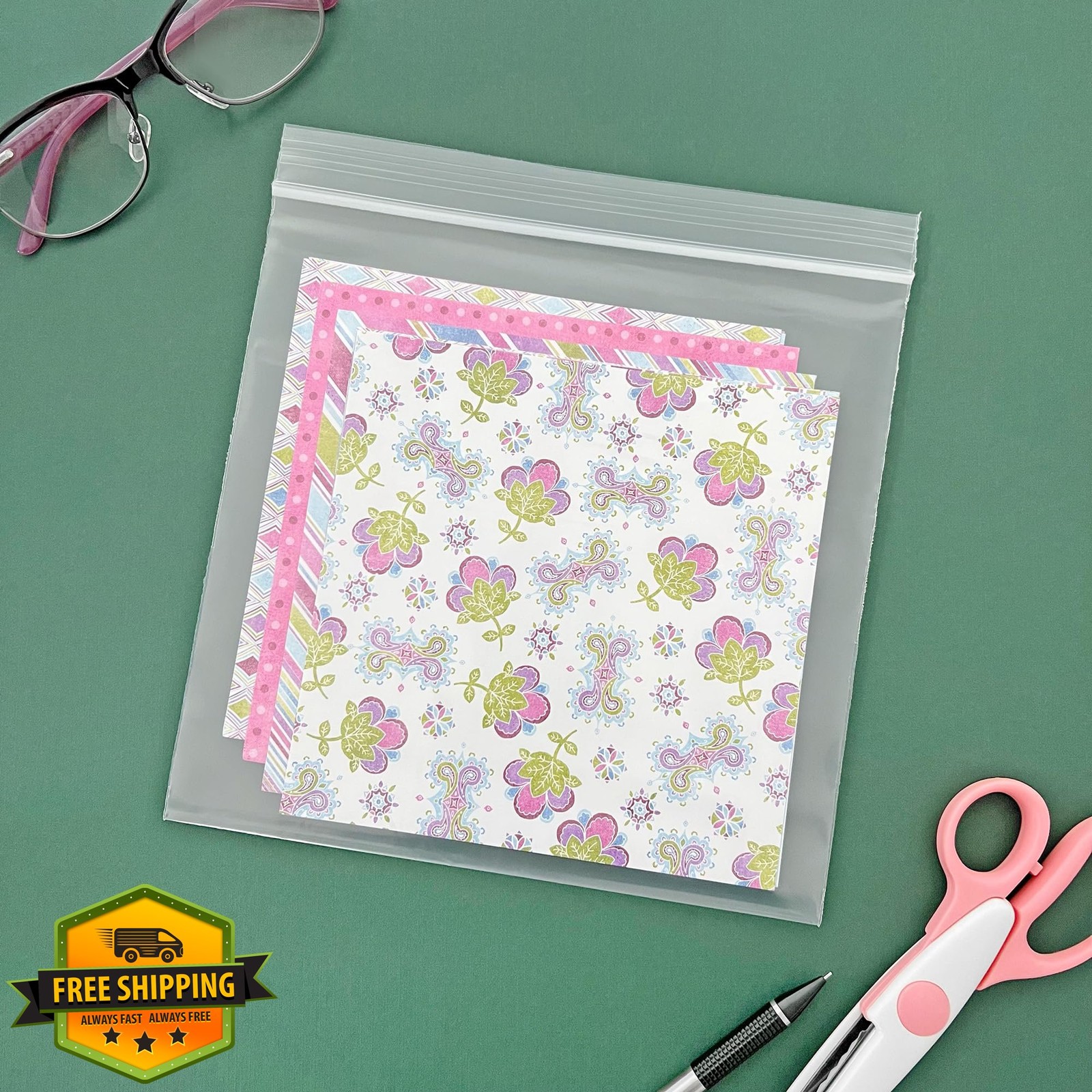 Plymor 8×8 4 Mil Zipper Bags 500 Count