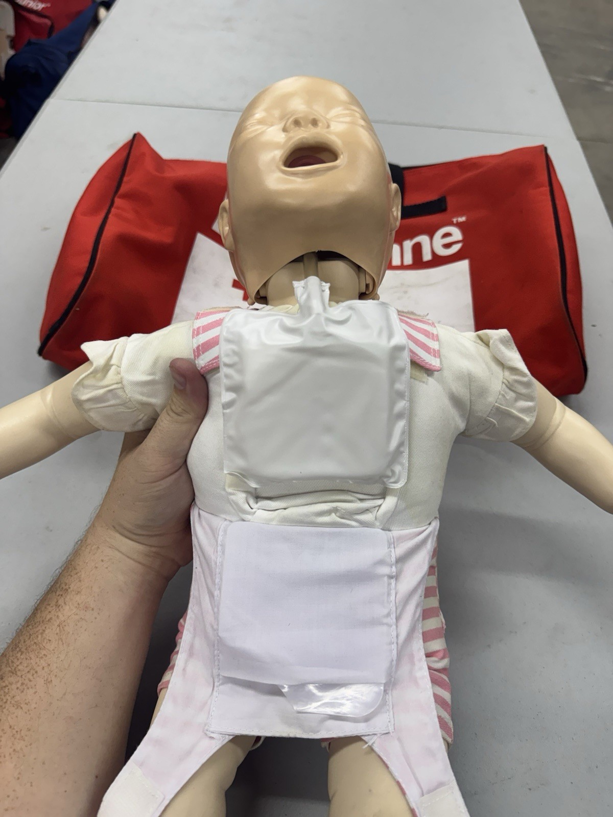 Laerdal Baby Anne Infant CPR Manikin Training Resuscitator, Lung, Carry Case D
