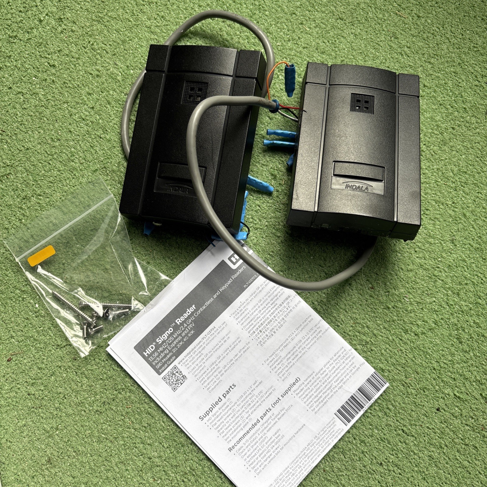 HID Motorola Indala FP3521A FlexPass Reader, Black LOT OF 2!