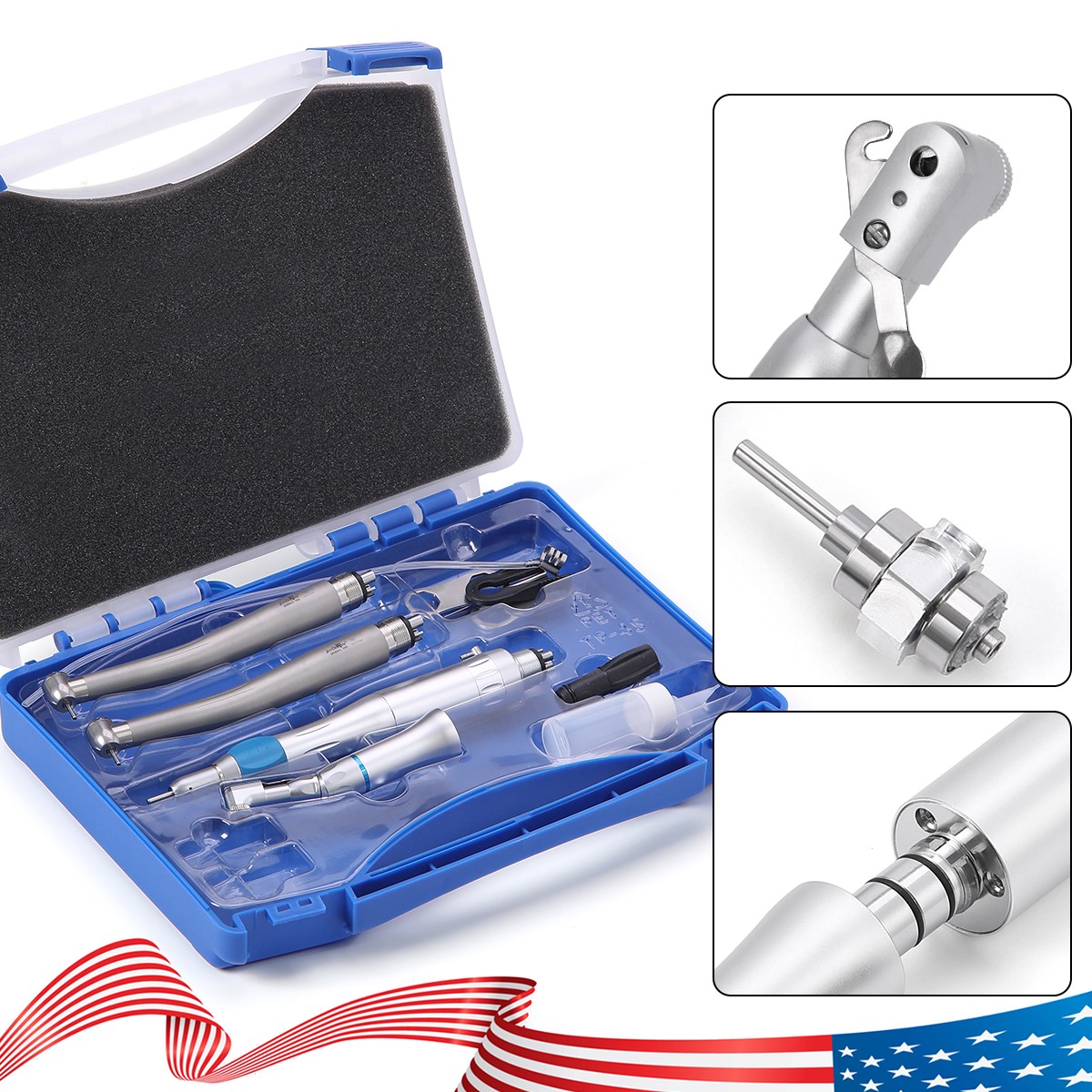 NSK Style Dental Pana Max High low Speed Handpiece 2/4 Hole Air Turbine kit