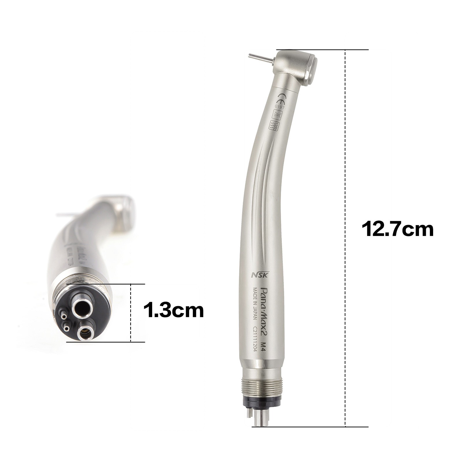 Dental High Speed Handpiece Pana Max2 Single Water Spray Ceramic Bearing B2 / M4
