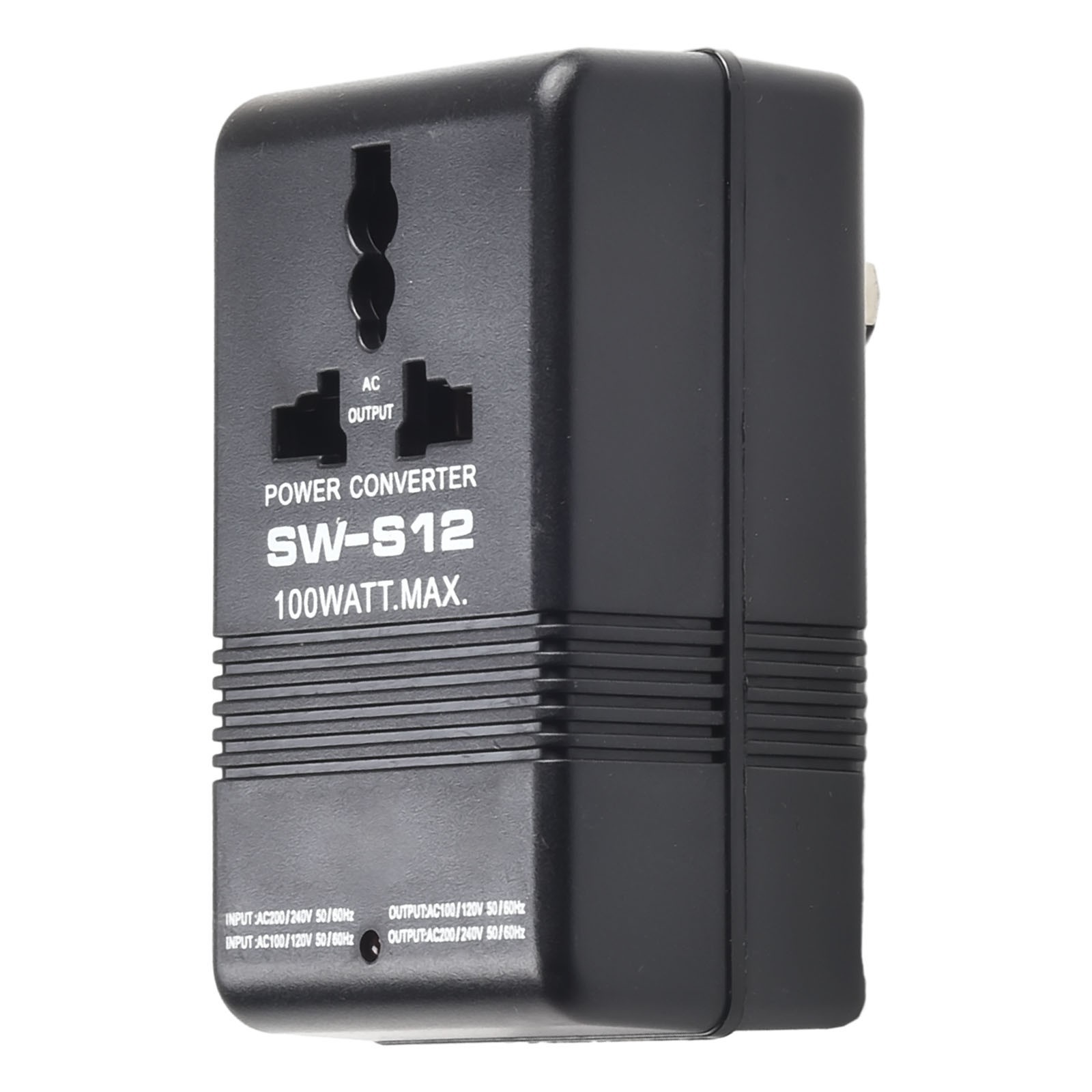 100W Portable Voltage Converter Transformer 110V 120V to 220V 240V or Reverse
