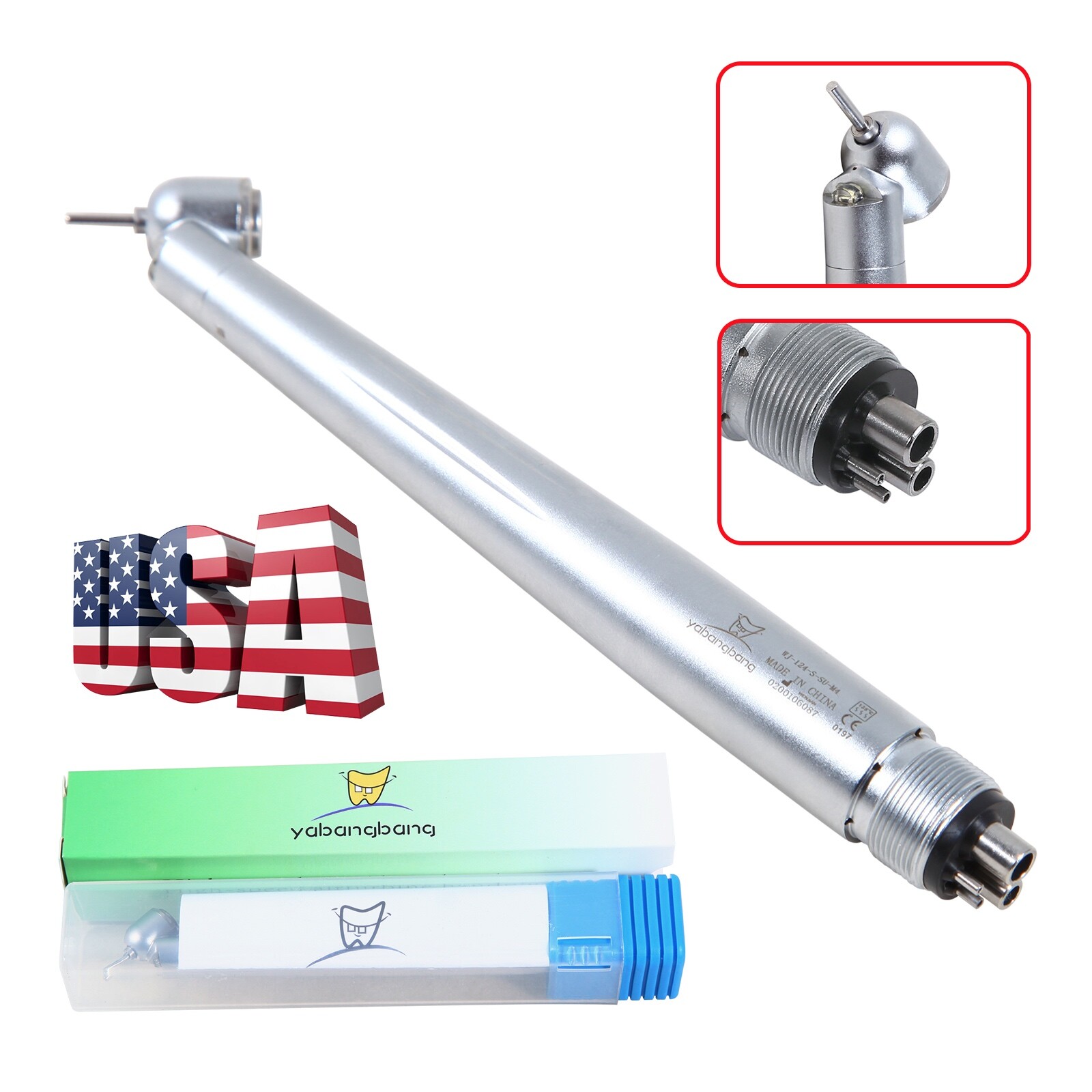 KAVO Style Dental Contra Angle Inner Water Spray Low Slow Speed Handpiece Push
