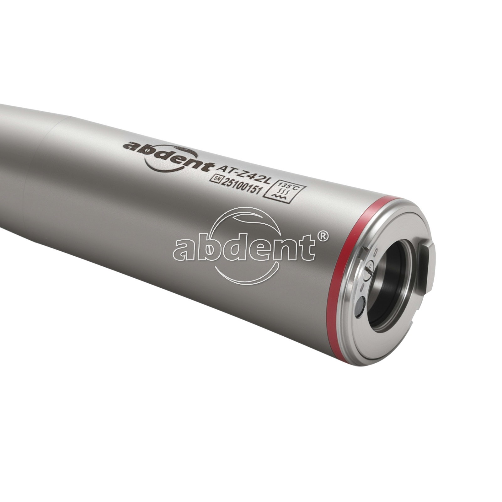 AbDent Dental 45° Contra Angle LED Optic 1:4.2 Handpiece Quattro Spray AT