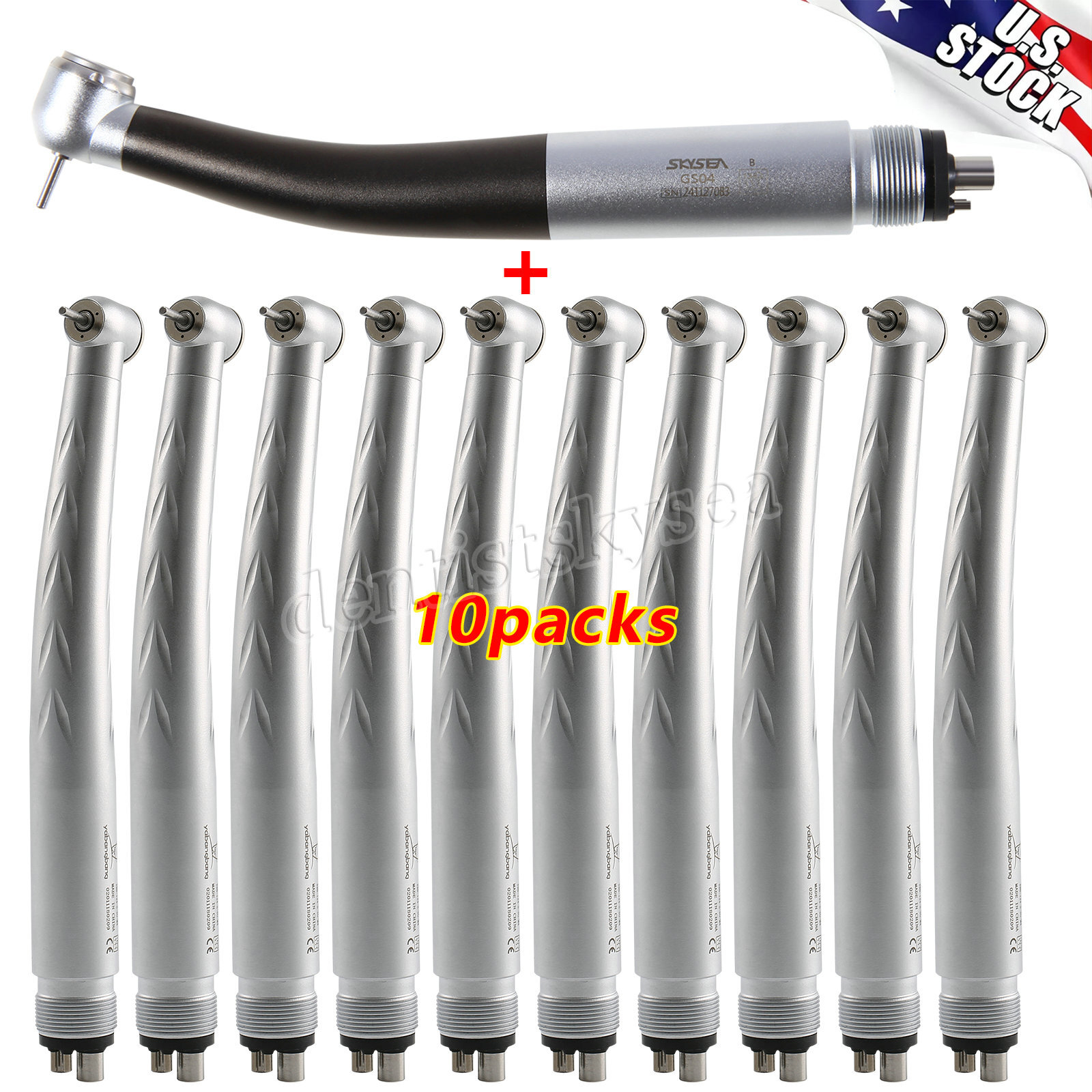 Dental High Speed Turbine Handpiece 3-Way Spray 4H Y3BM / 4 Water spray SK-500