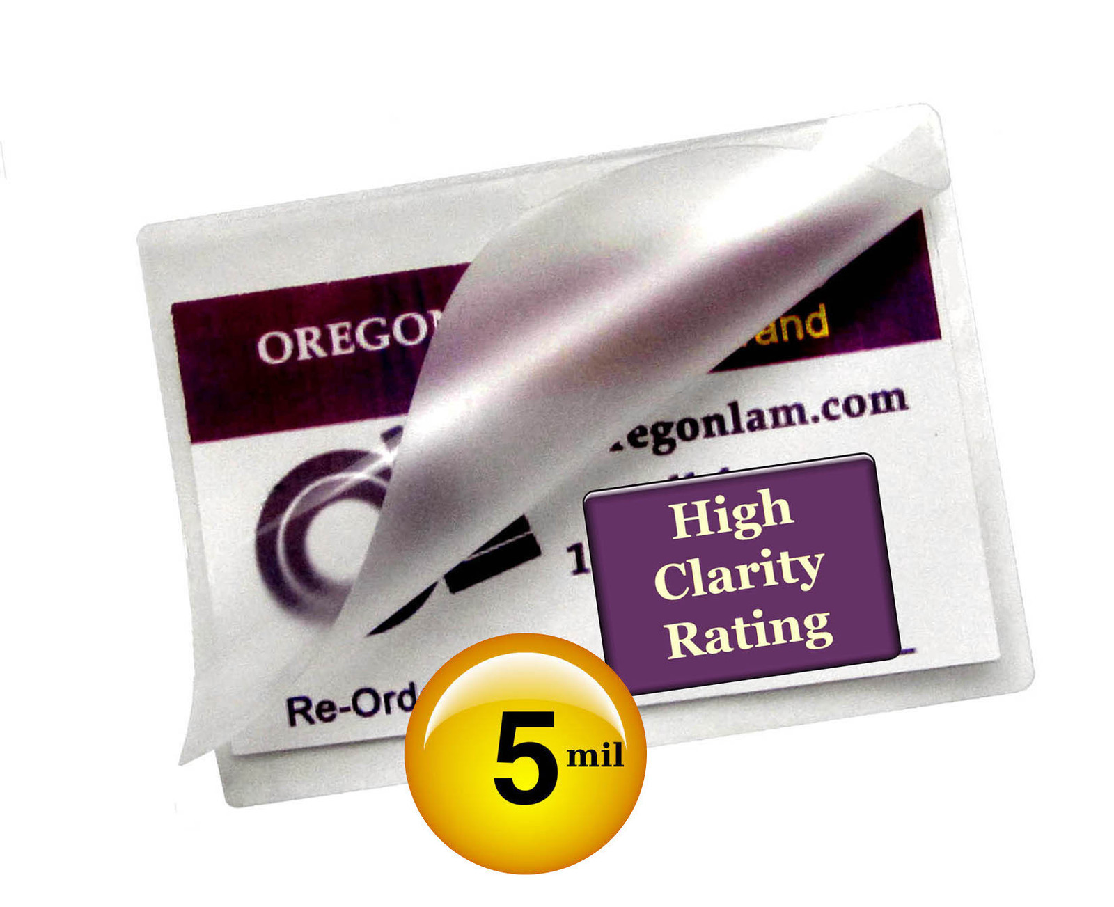 500/pack Prayer Card size Hot Laminating Pouches 5 Mil 2-3/4 x 4-1/2, 2.75 x 4.5