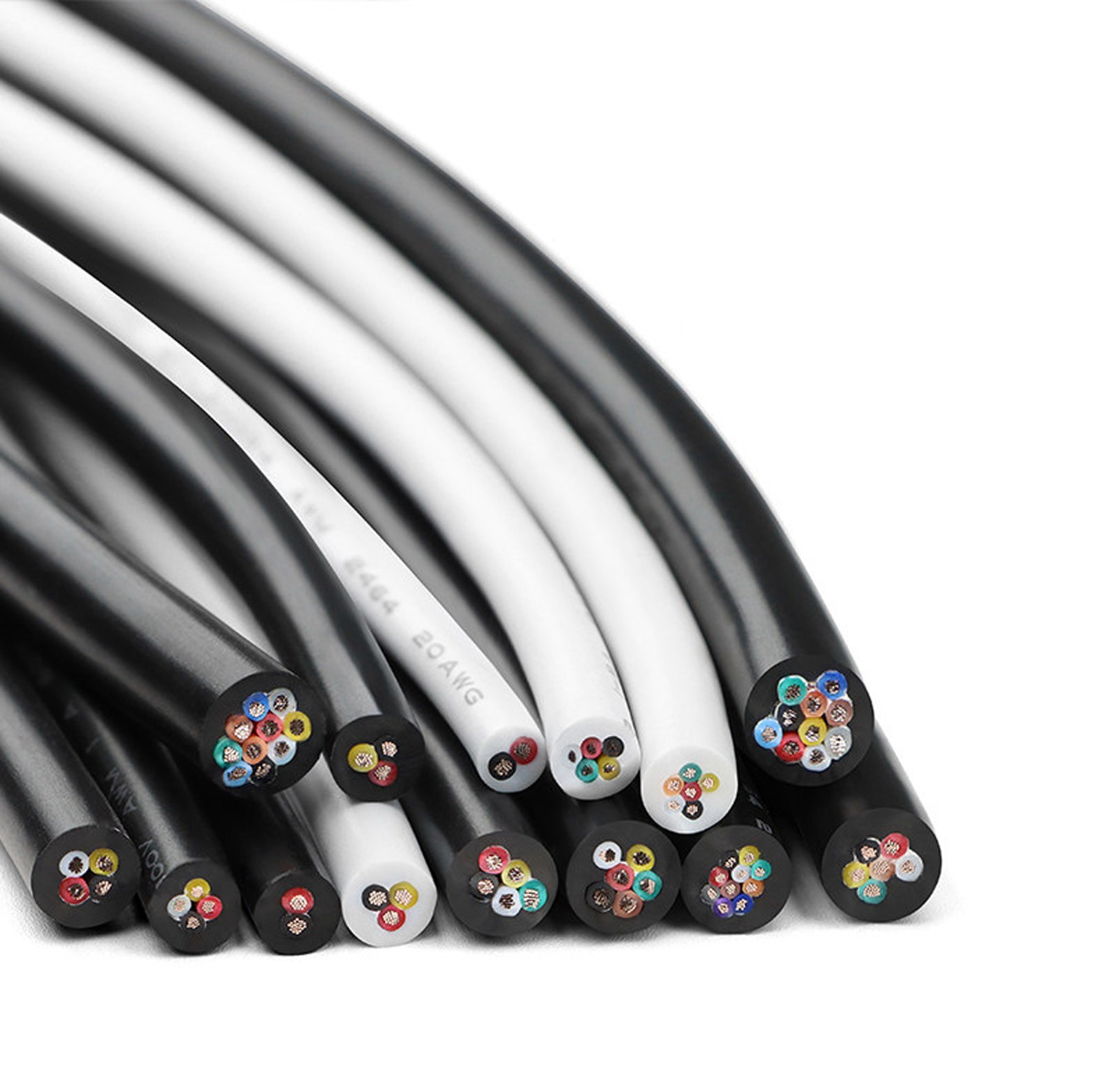 16-30 AWG Multi Core PVC Cable 2/3/4/5/6/7/8/9/10 Core Signal Power Data Wire