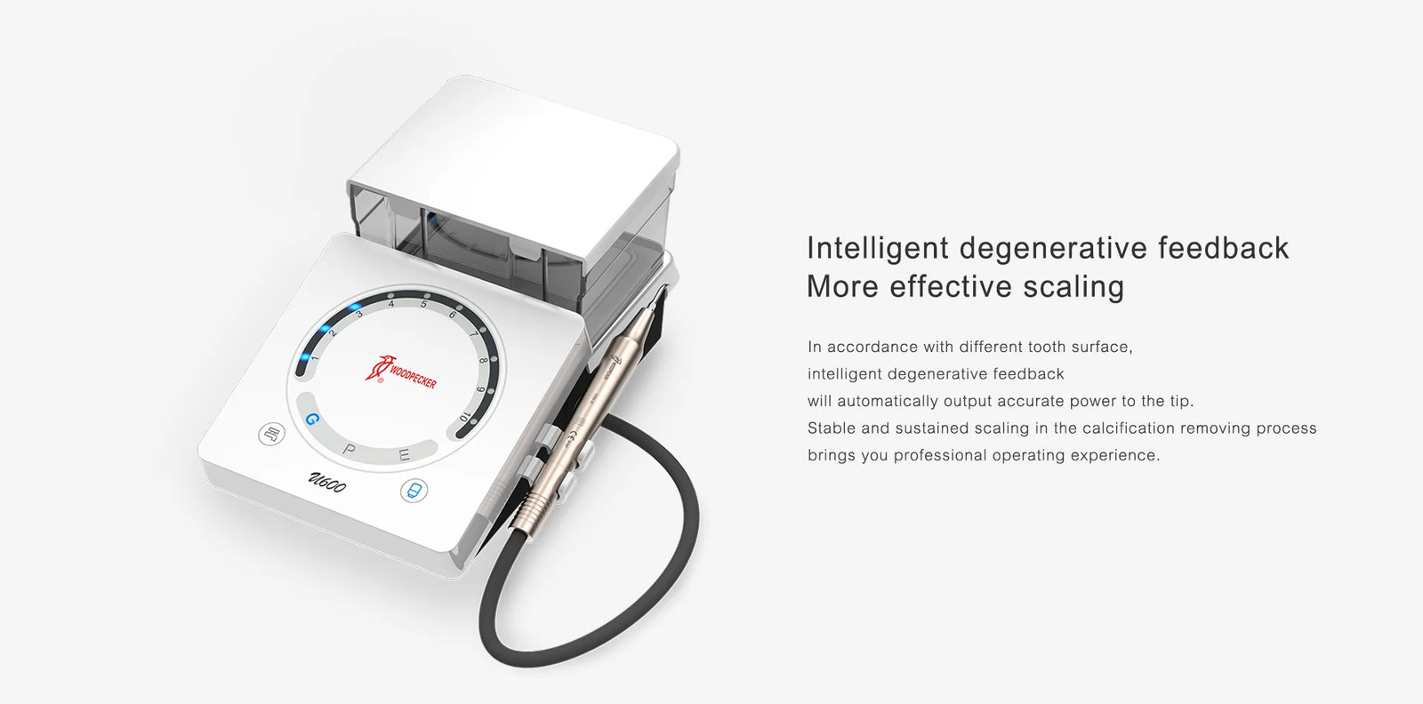 Original Woodpecker Dental U600 Ultrasonic Piezo Scaler with Water Bottle HW-6