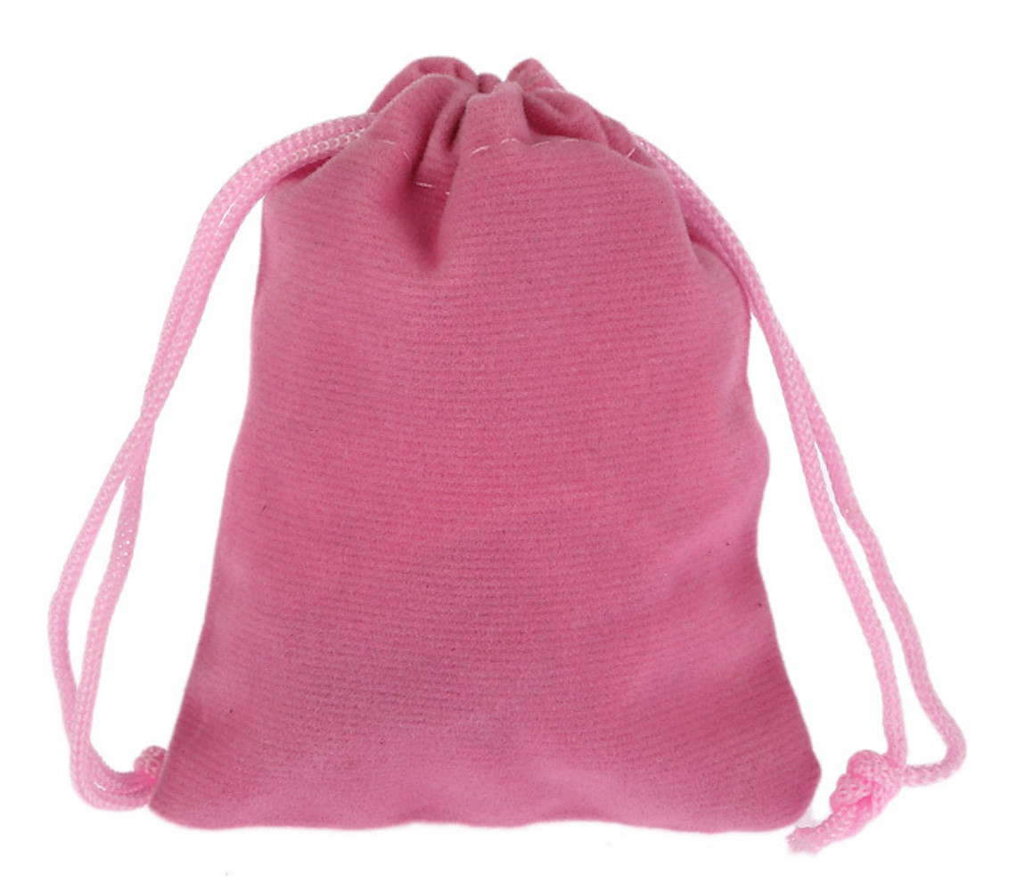 (10 PACK) VELVET BAGS 4″ x 3.5″ plush party favor wedding gift jewelry pouch