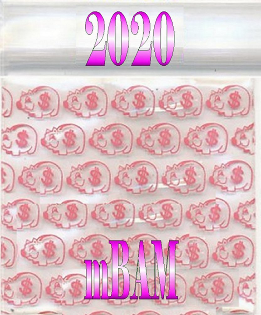 100 PACK PIGGY BANKS 125125 APPLE MINI ZIP BAGGIES 1.25×1.25″