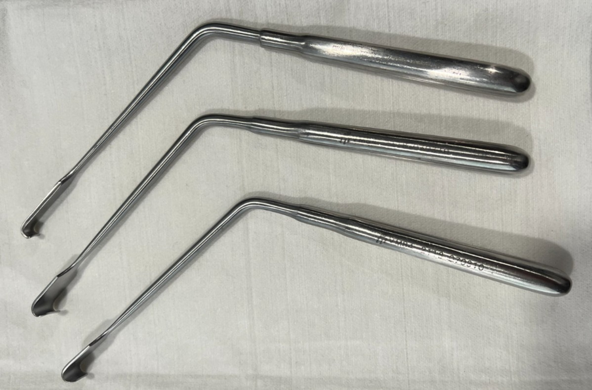 V. Mueller VM84-2118 Scoville Nerve Root Retractor Neuro Spine Surgery set of 3
