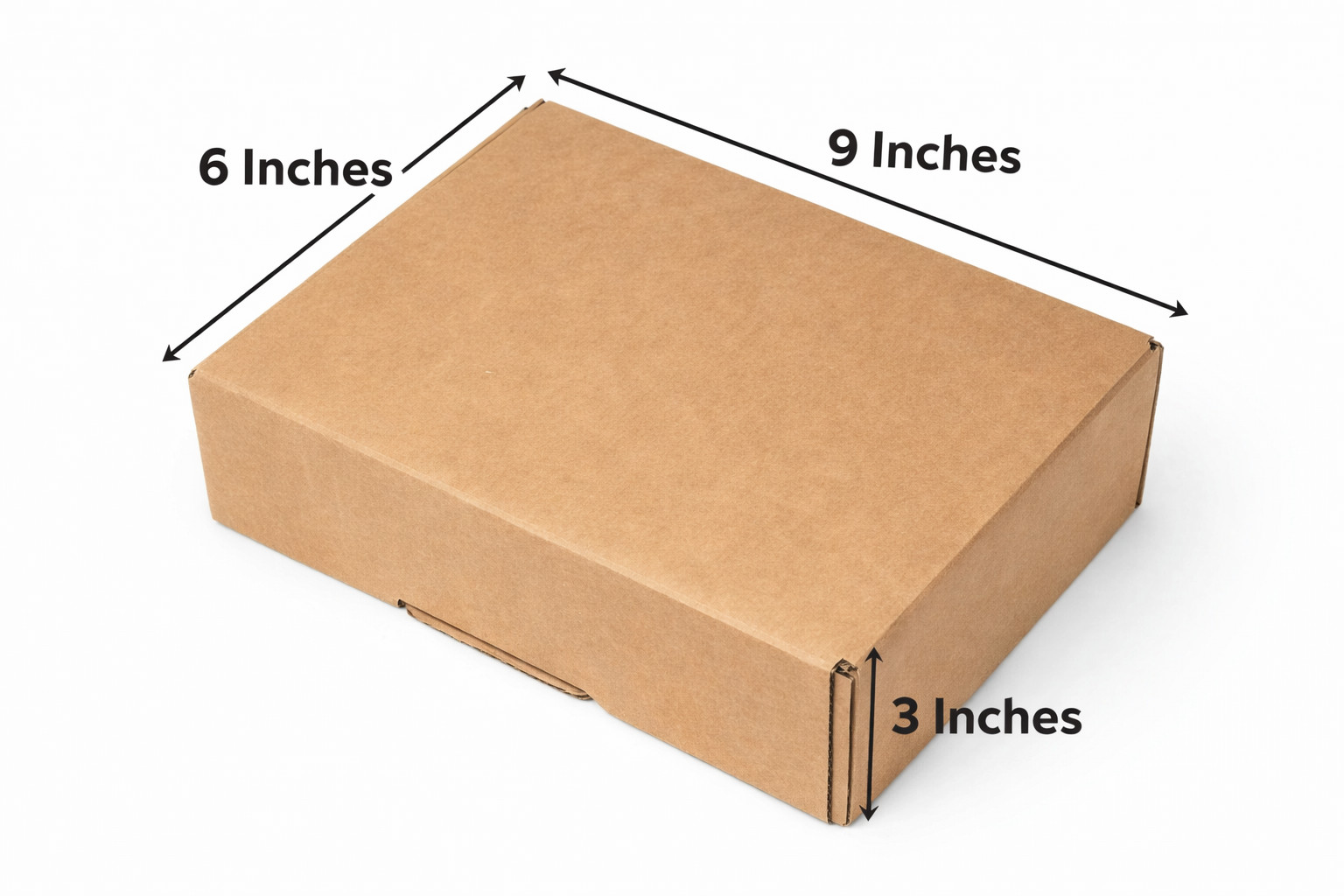 LOT OF 50 9″ x 6″ x 3″ Corrugated Kraft Mailer Shipping Box FREE SHIP Cardboard