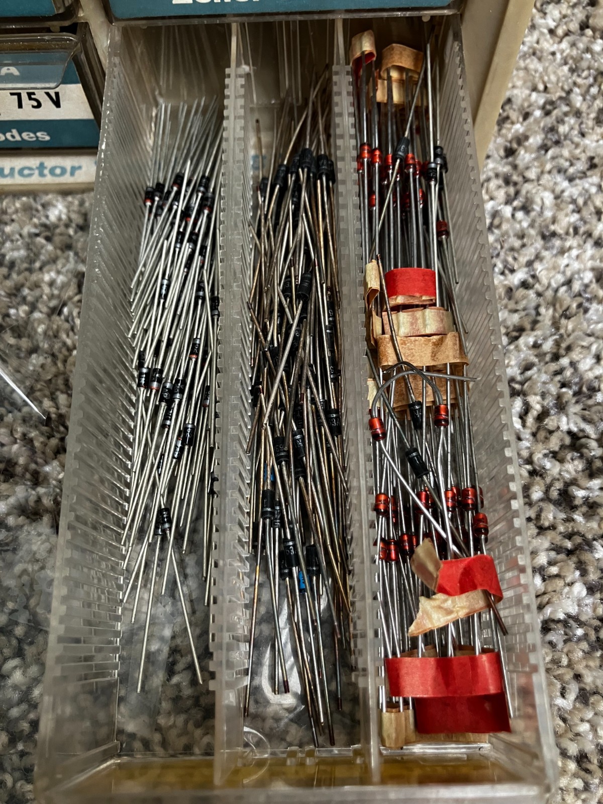 Motorola Zener Diodes Large Assortment 3.3V – 100V – variable count of each