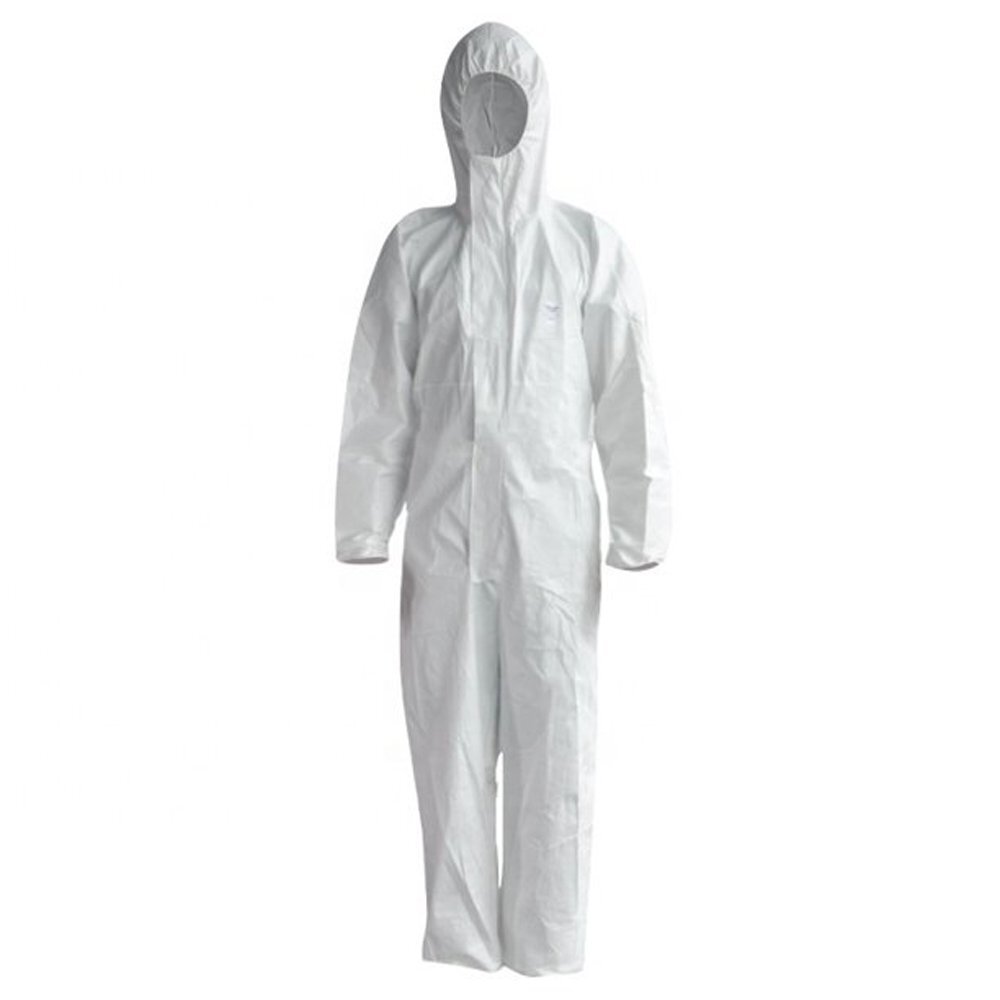 3-30 Pack Disposable SMS Coverall with Hood, Painter’s Suit M L XL 2XL 3XL