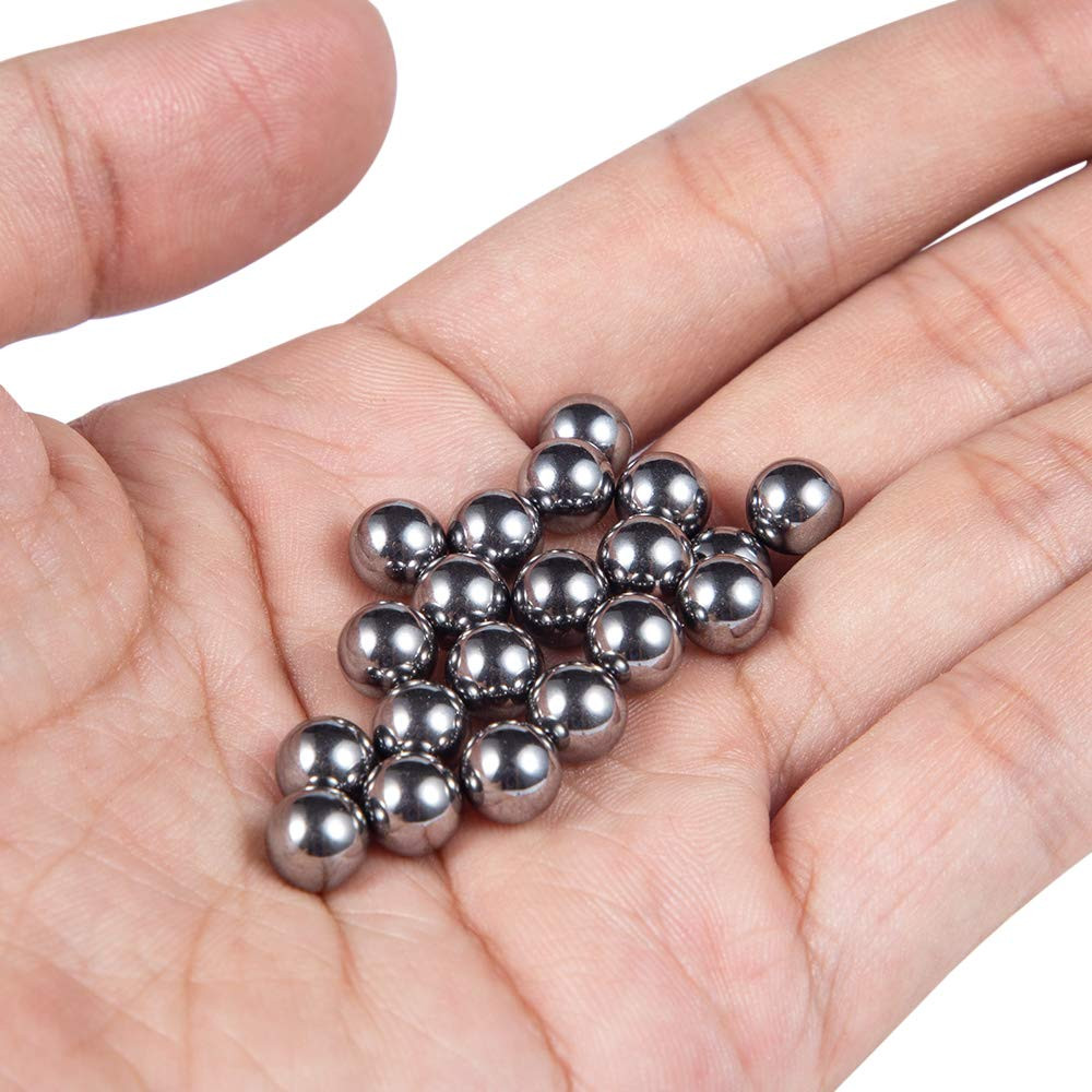 600 Piece 6 Sizes Assorted Loose Bicycle Bearing Balls 1/4″ 7/32″ 3/16″ 5/32″ 1/