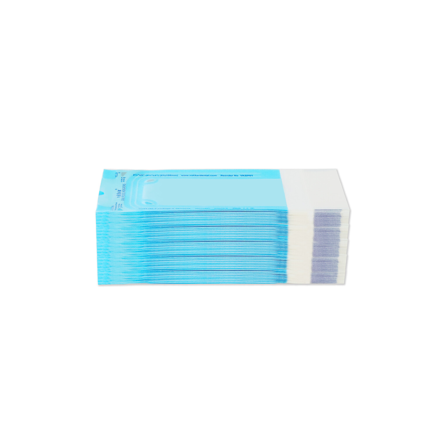 Vakker 1000pc 2.25″ x 5″ Self Sealing Dental Sterilization Pouches Autoclave Bag